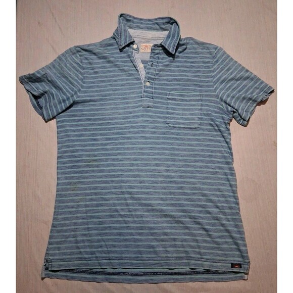 Faherty Other - Faherty ‘Movement’ Striped Polo Golf Shirt Men's Small Short Sleeve